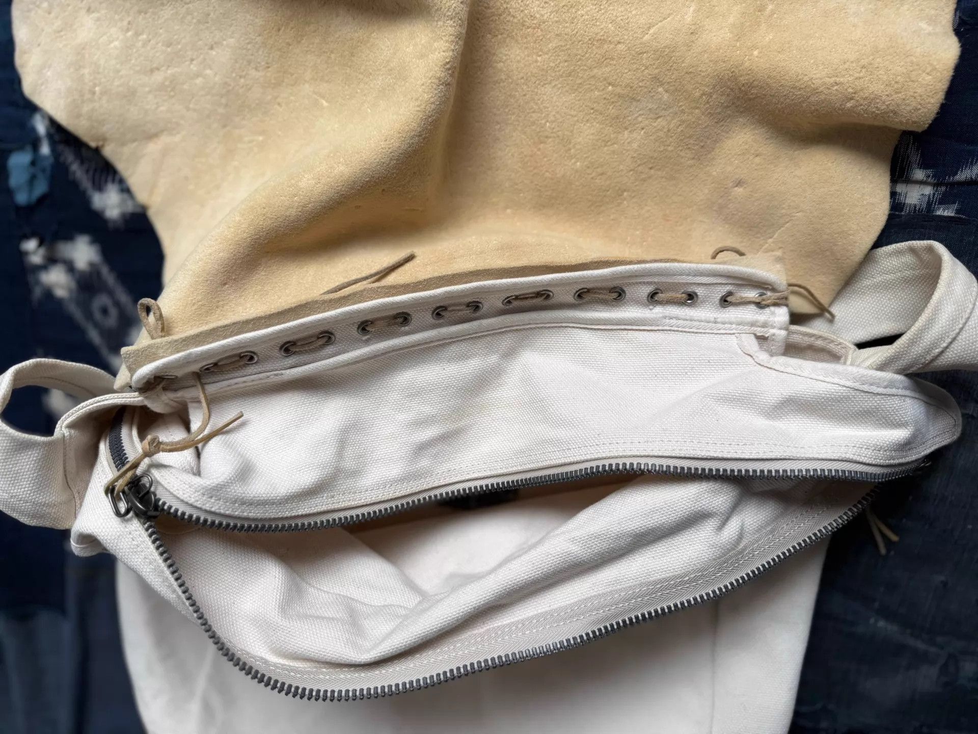 Visvim Multi-Color Sling Bag with Leather Flap Size ONE SIZE - 7 Thumbnail