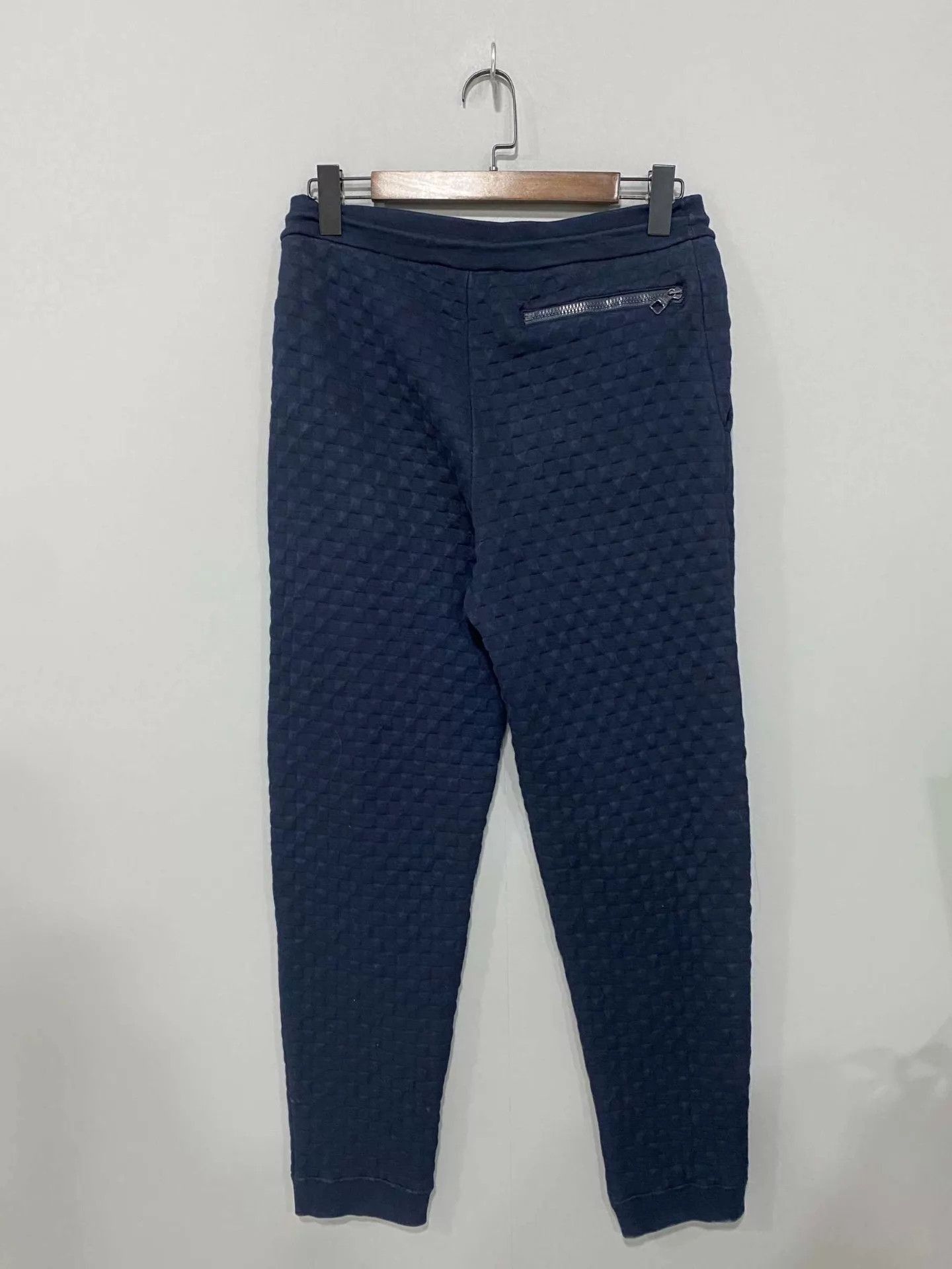 Louis Vuitton Blue Textured Drawstring Sweatpants Size US 32 / EU 48 - 3 Thumbnail