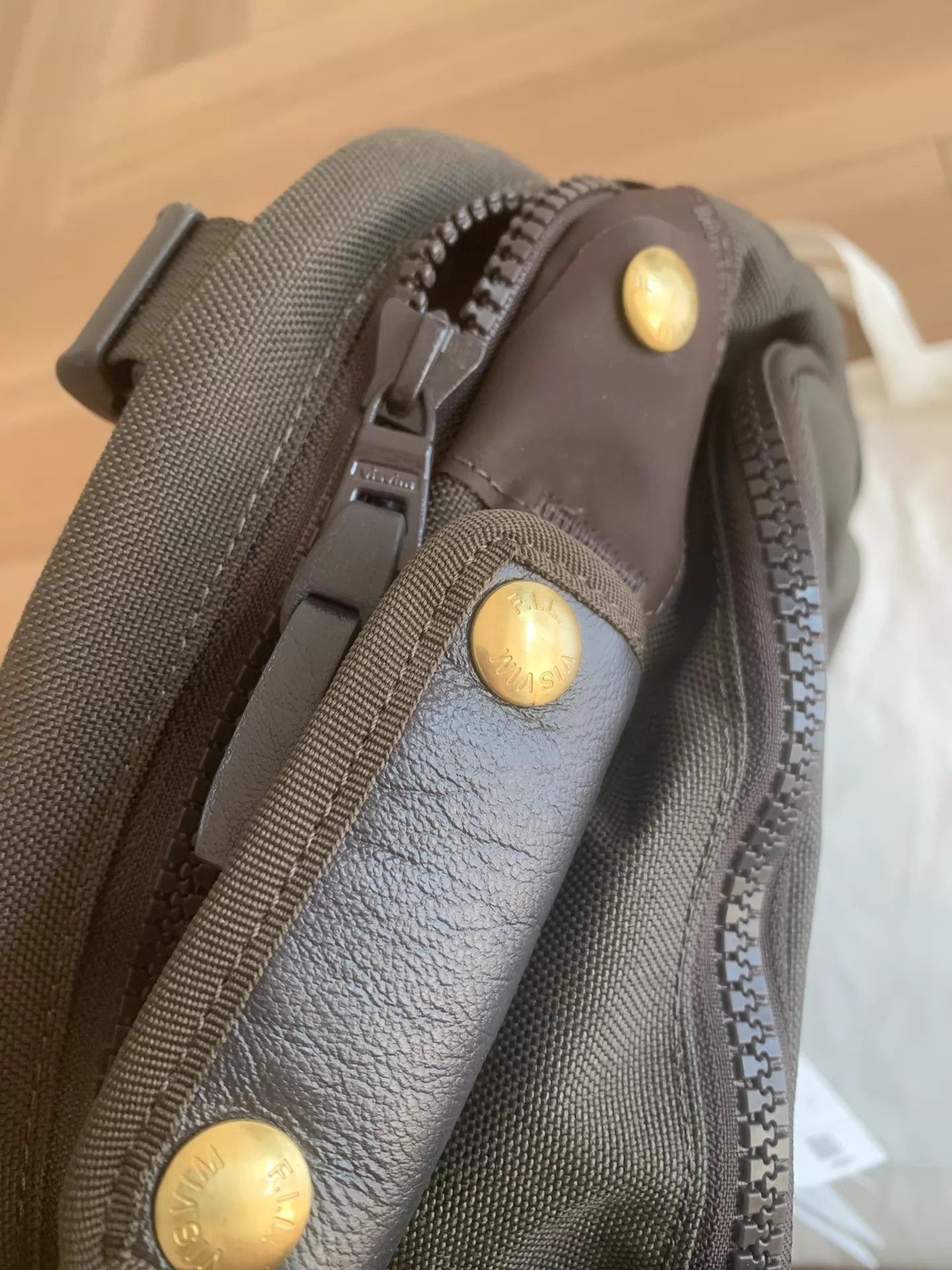 Visvim Multi-Color Canvas Backpack with Leather Accents Size ONE SIZE - 4 Thumbnail