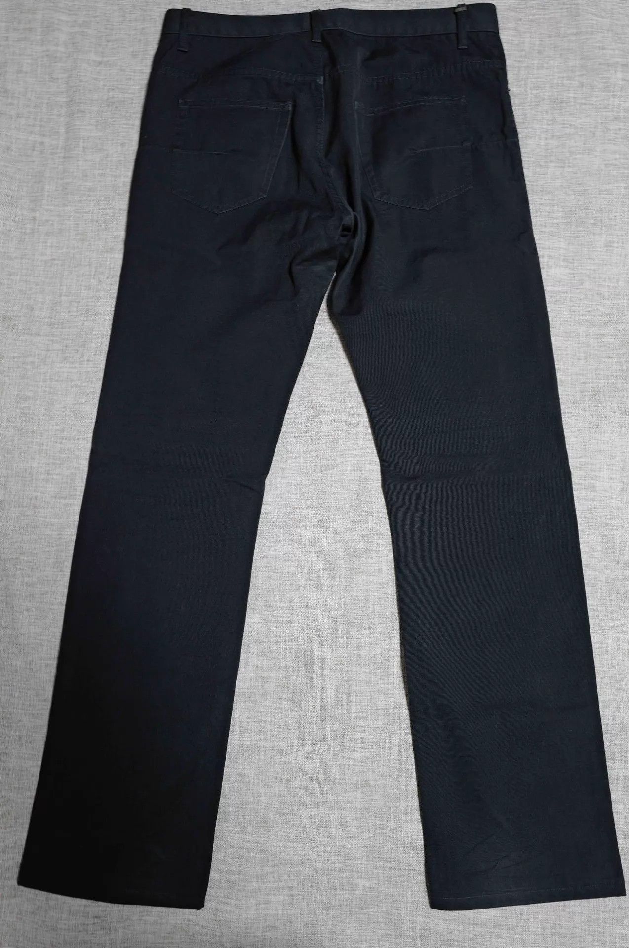 Dior Black Casual Pants with Textured Leg Patterns Size US 32 / EU 48 - 2 Thumbnail