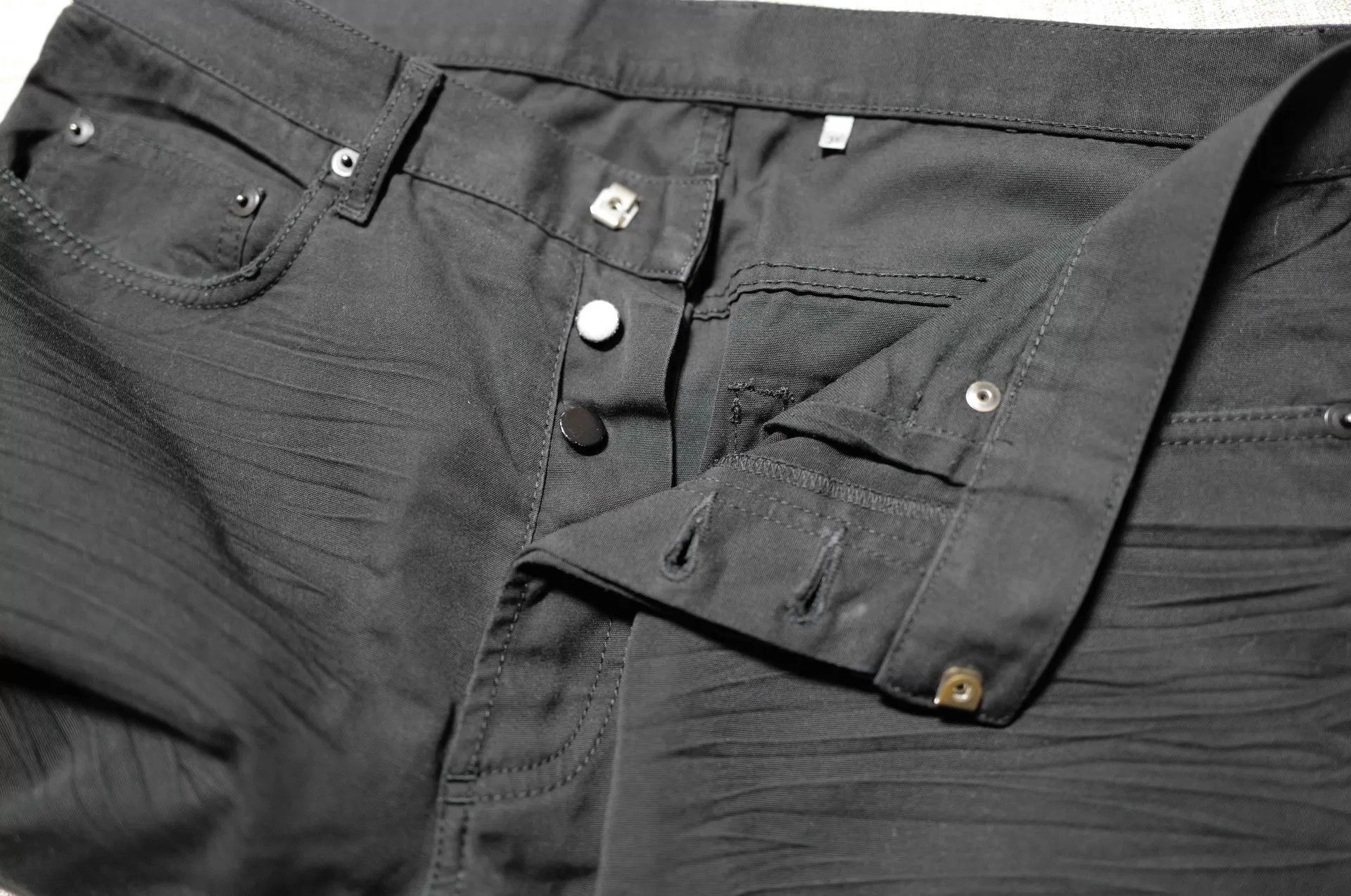 Dior Black Casual Pants with Textured Leg Patterns Size US 32 / EU 48 - 3 Thumbnail