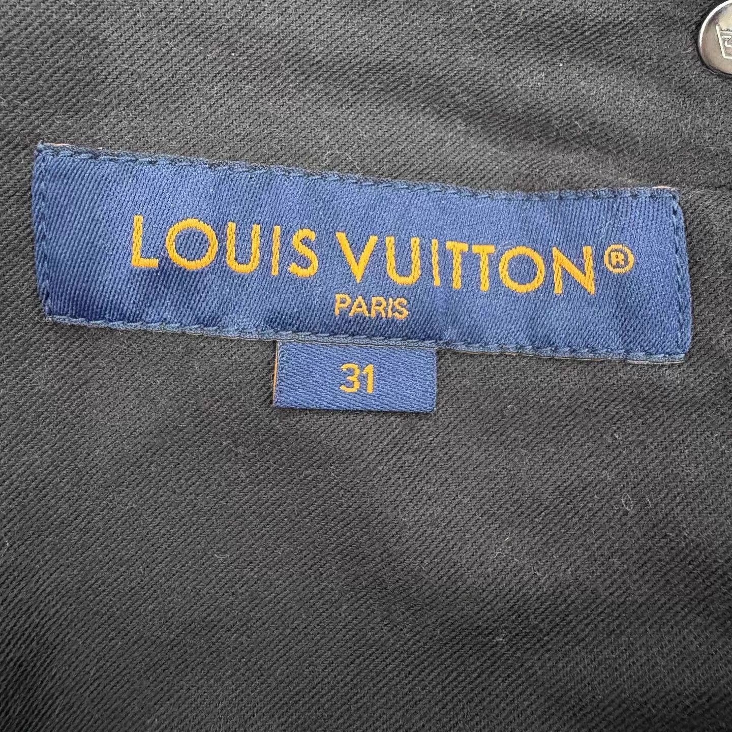 Louis Vuitton Black Denim Pants Size US 32 / EU 48 - 3 Thumbnail