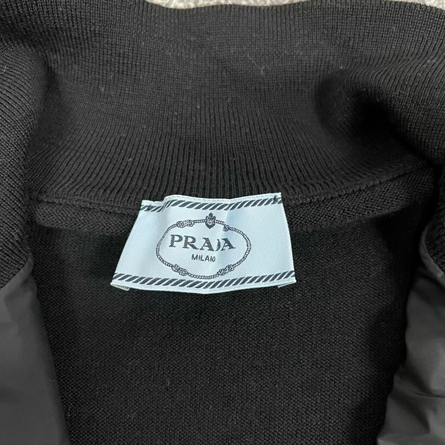 Prada PRADA Metal Triangle Knit Nylon Jacket Size US M / EU 48-50 / 2 - 6 Thumbnail