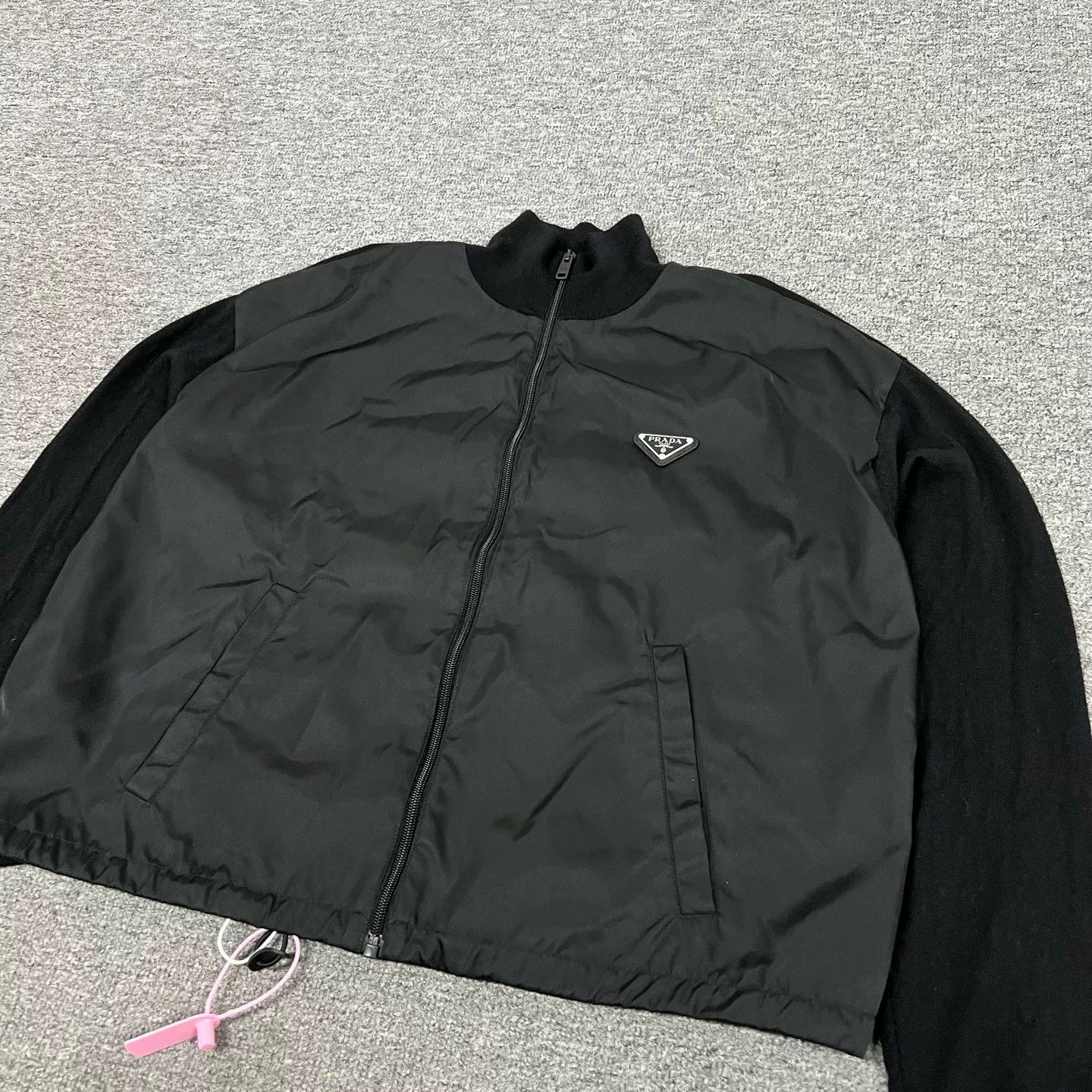 Prada PRADA Metal Triangle Knit Nylon Jacket Size US M / EU 48-50 / 2 - 4 Thumbnail