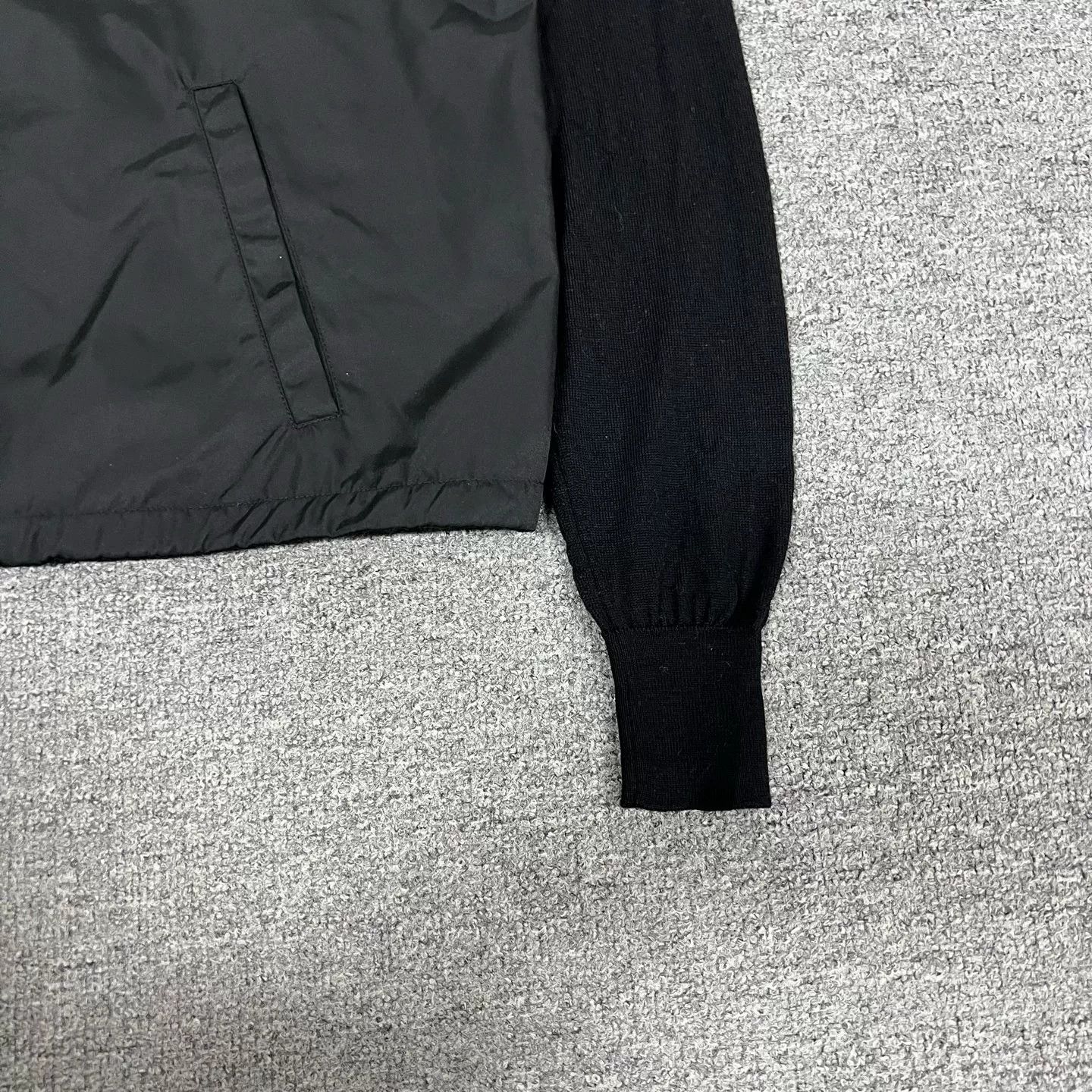 Prada PRADA Metal Triangle Knit Nylon Jacket Size US M / EU 48-50 / 2 - 3 Thumbnail