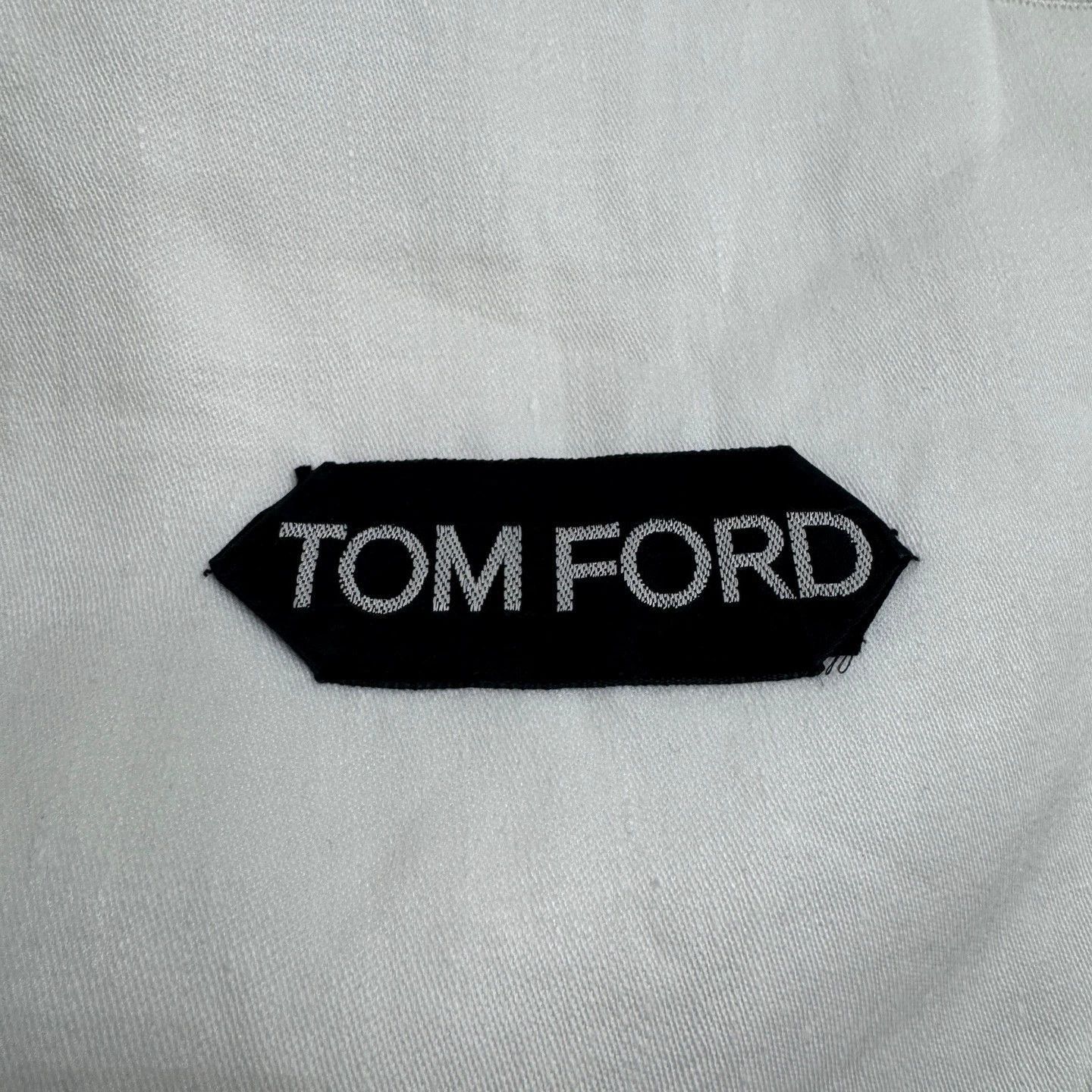 Tom Ford White Linen Button-Front Light Jacket Size US M / EU 48-50 / 2 - 3 Thumbnail