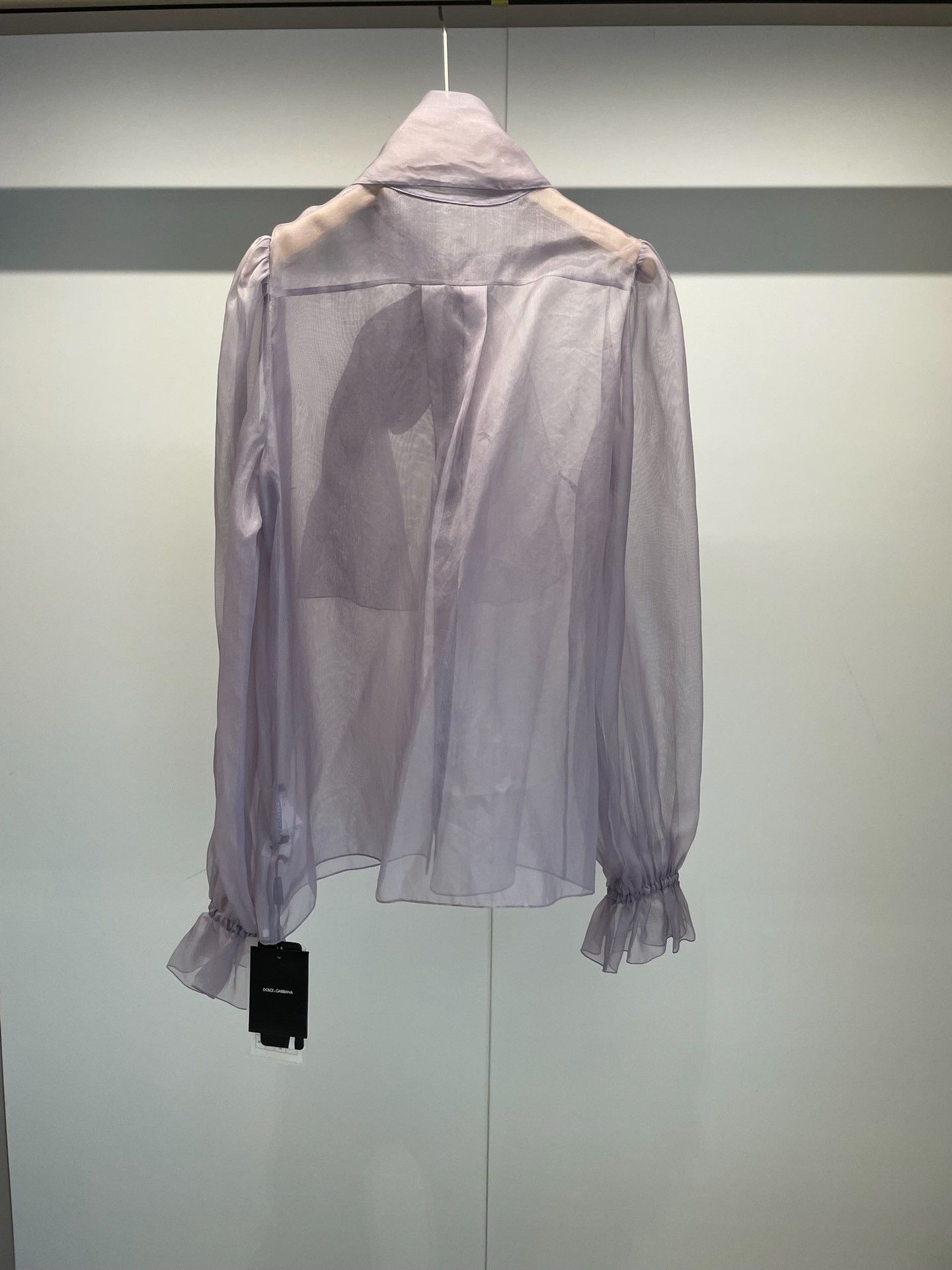 Dolce & Gabbana New DG Silk Shirt Size M / US 6-8 / IT 42-44 - 2 Thumbnail