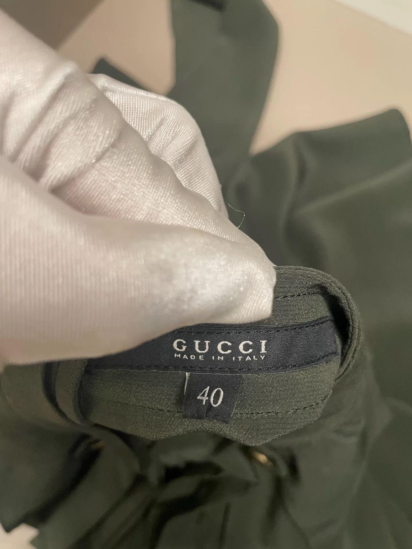 Gucci Gucci Silk Knight Shirt Women's Size M / US 6-8 / IT 42-44 - 3 Thumbnail