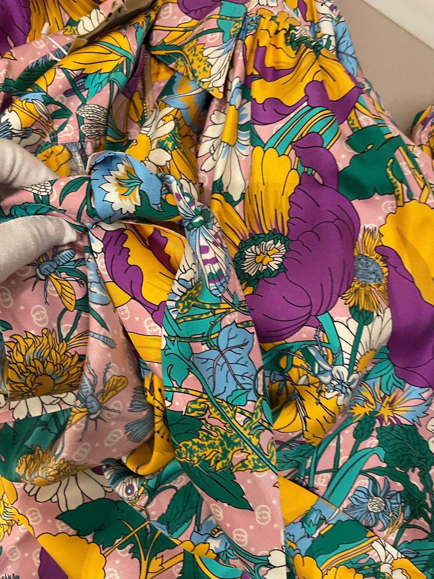 Gucci Gucci Women's Floral Dress Size M / US 6-8 / IT 42-44 - 6 Thumbnail