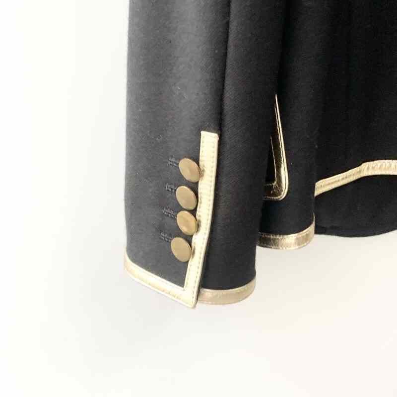 Yves Saint Laurent YSL Classic Black Gold Trim Blazer Size M / US 6-8 / IT 42-44 - 3 Thumbnail