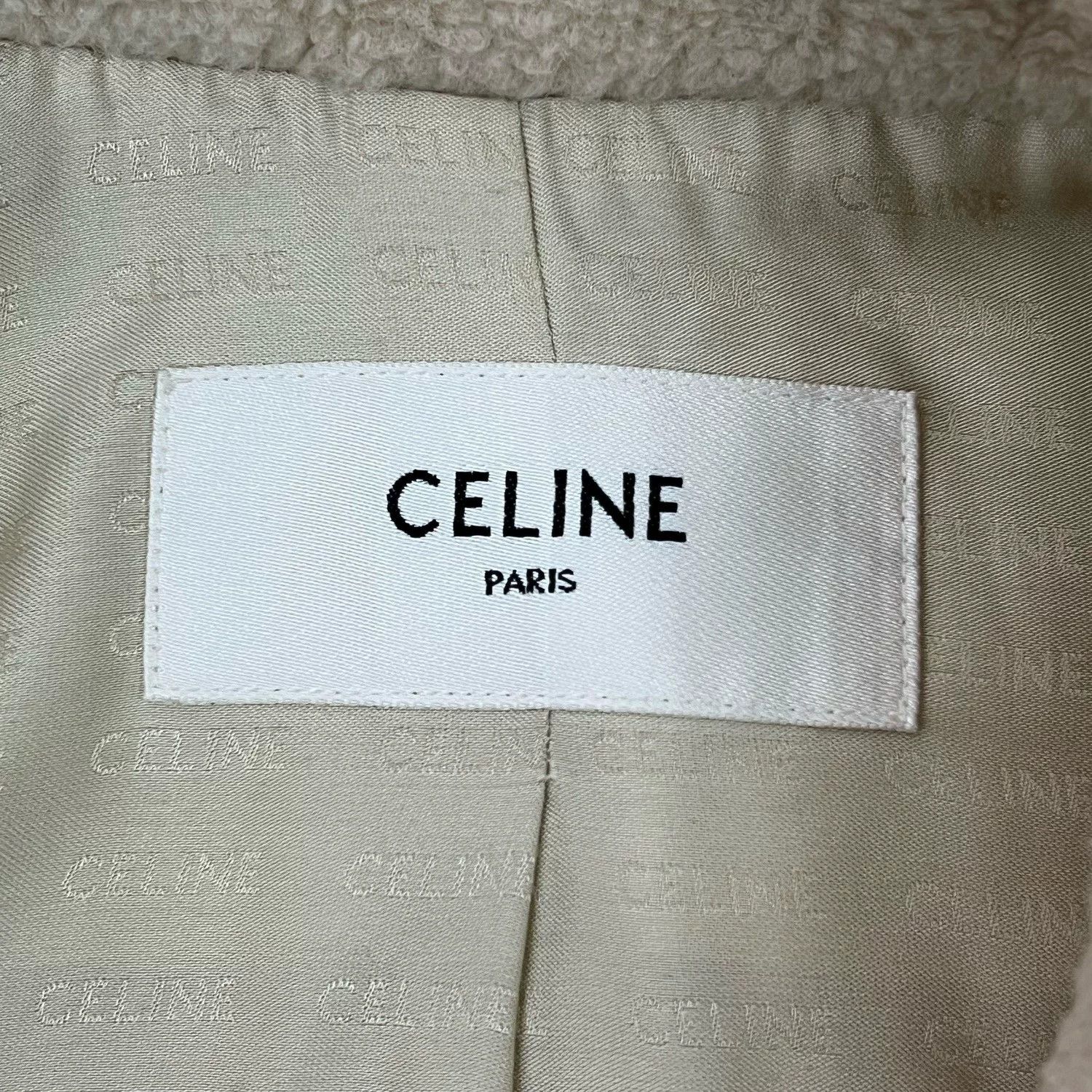 Celine Celine 2024 FW Gold Buckle Lamb Wool Coat Size M / US 6-8 / IT 42-44 - 4 Thumbnail