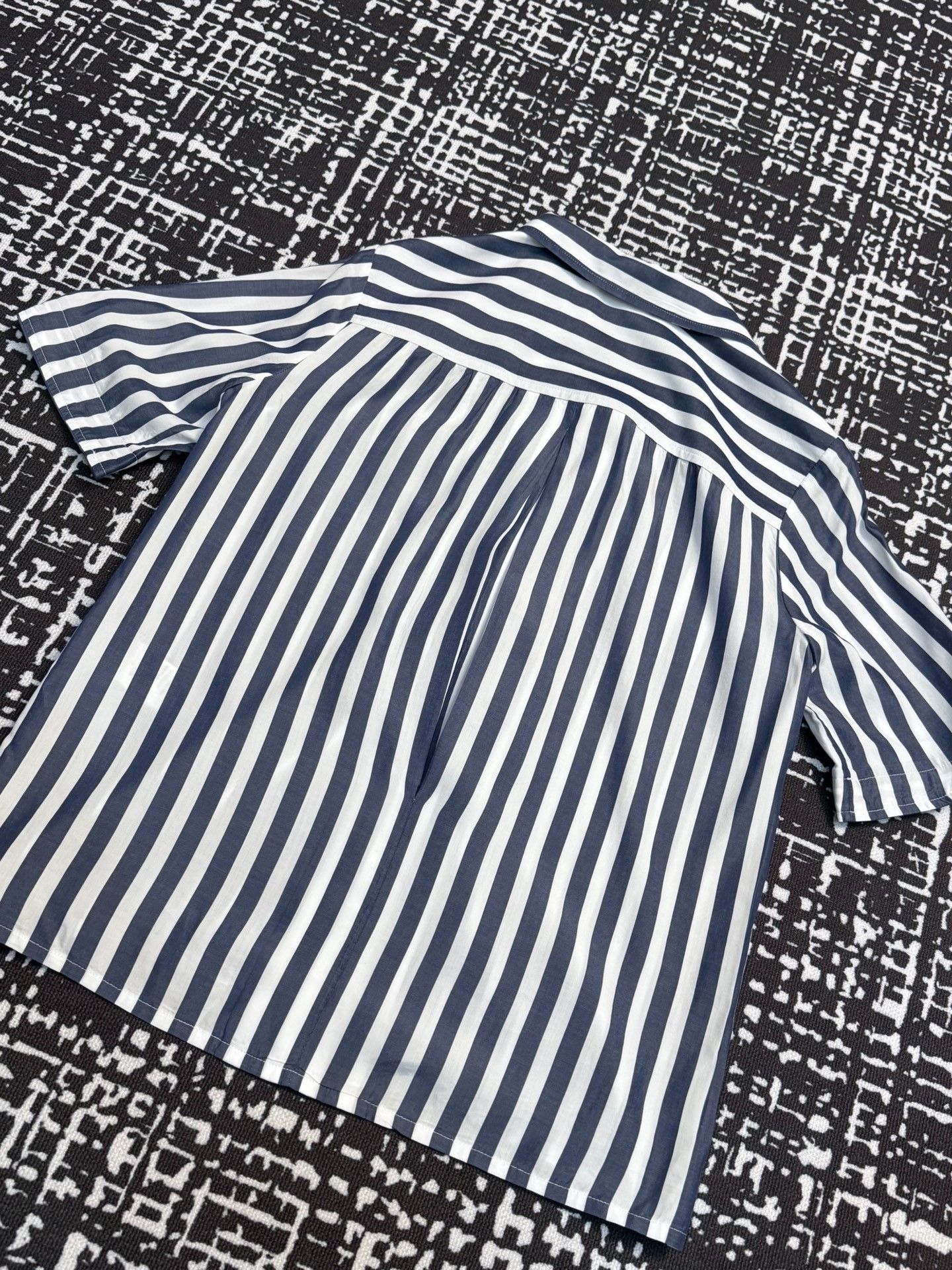 Celine Celine Blue White Striped Shirt Size M / US 6-8 / IT 42-44 - 2 Thumbnail