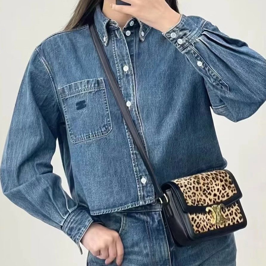 Celine CELINE Denim Shirt Jun Ji-hyun Style Size M / US 6-8 / IT 42-44 - 7 Thumbnail
