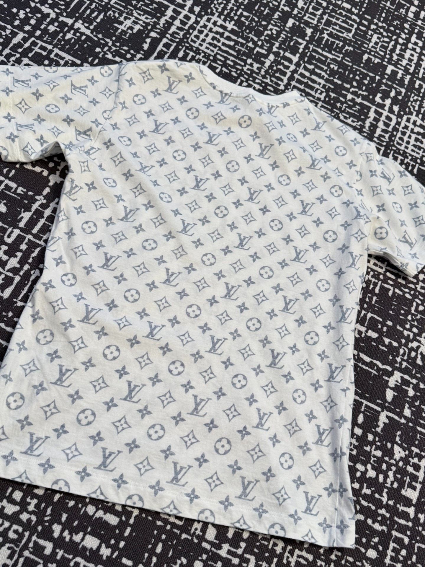 1017 ALYX 9SM White All-Over Logo Chain Neck Short Sleeve XS Size XS / US 0-2 / IT 36-38 - 4 Thumbnail