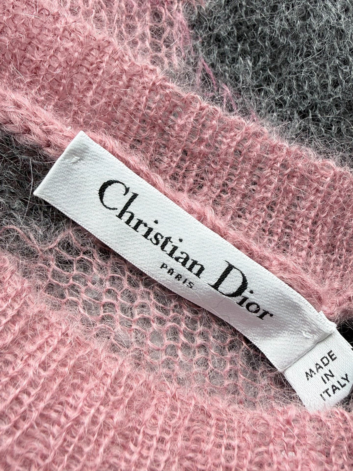 Dior Dior Spring 25 Pink Knit Sweater Size M / US 6-8 / IT 42-44 - 3 Thumbnail