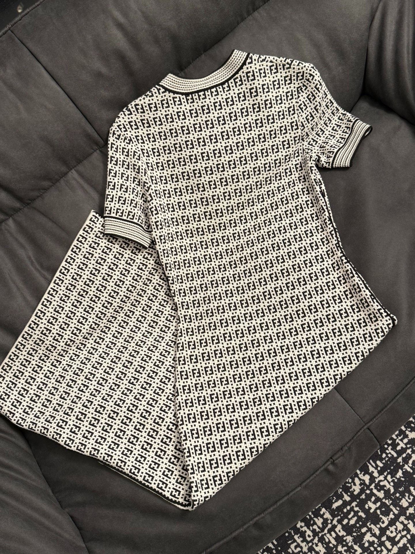 Fendi Fendi Gray Knit Dress Size M / US 6-8 / IT 42-44 - 6 Thumbnail