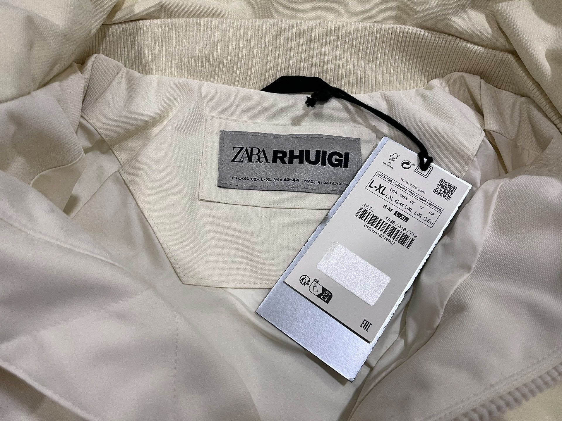 Rhude ZARA x RHUIGI Collaboration Jacket Size US XL / EU 56 / 4 - 6 Thumbnail