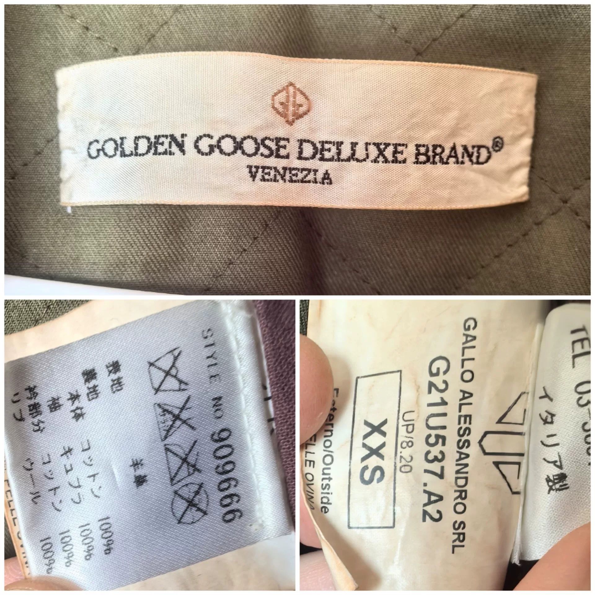 Golden Goose Golden Goose Sheepskin Moto Jacket Size US XXS / EU 40 - 8 Thumbnail