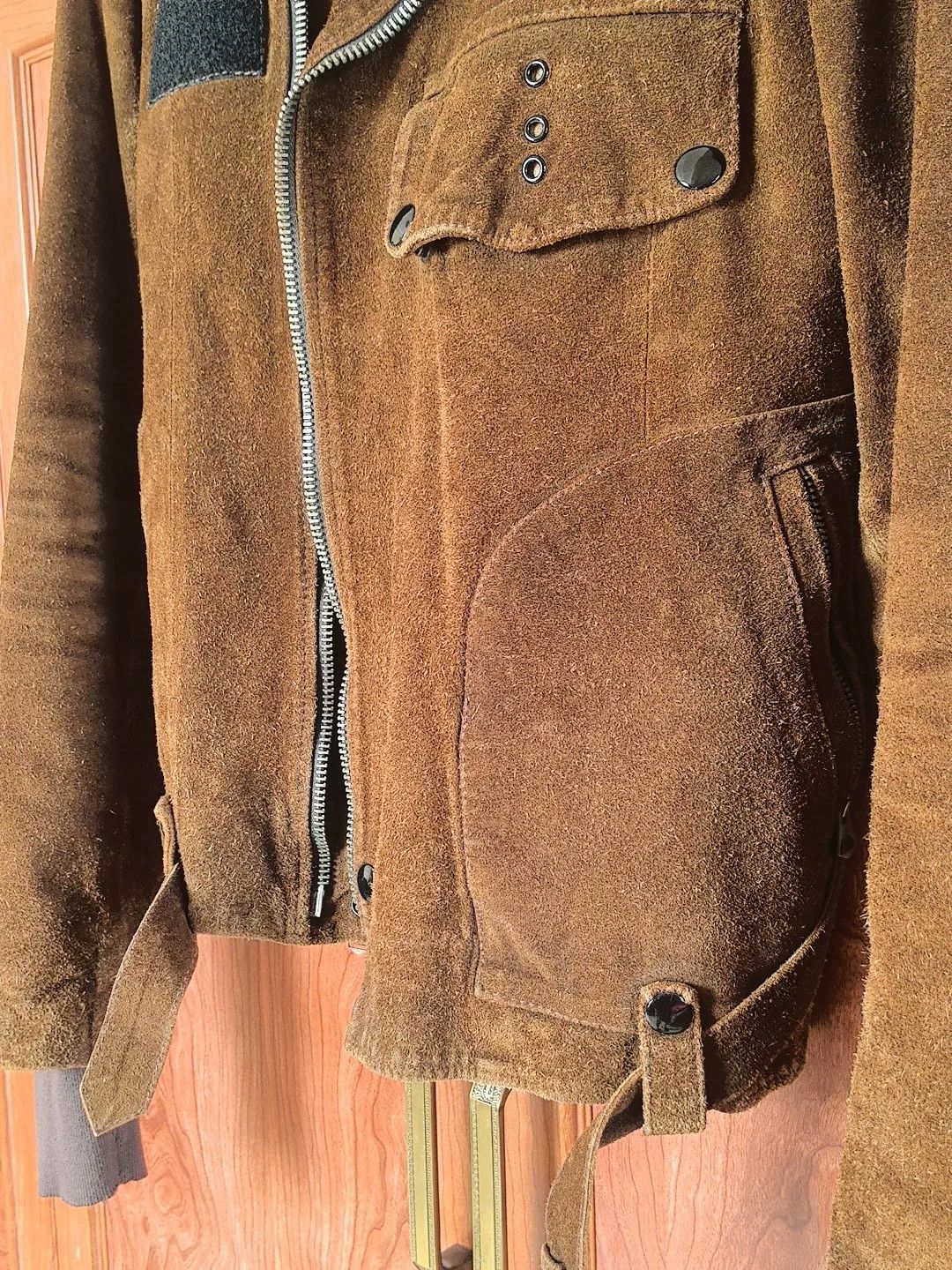 Golden Goose Golden Goose Sheepskin Moto Jacket Size US XXS / EU 40 - 7 Thumbnail