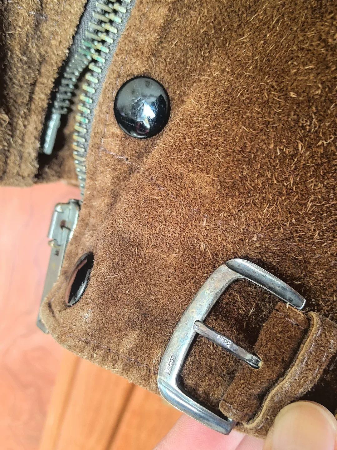 Golden Goose Golden Goose Sheepskin Moto Jacket Size US XXS / EU 40 - 6 Thumbnail