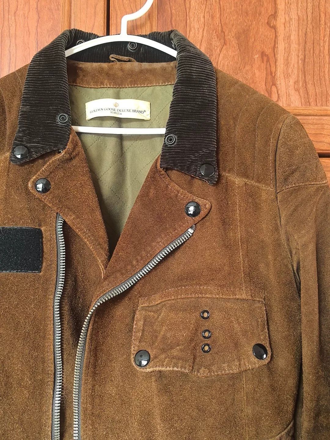 Golden Goose Golden Goose Sheepskin Moto Jacket Size US XXS / EU 40 - 5 Thumbnail