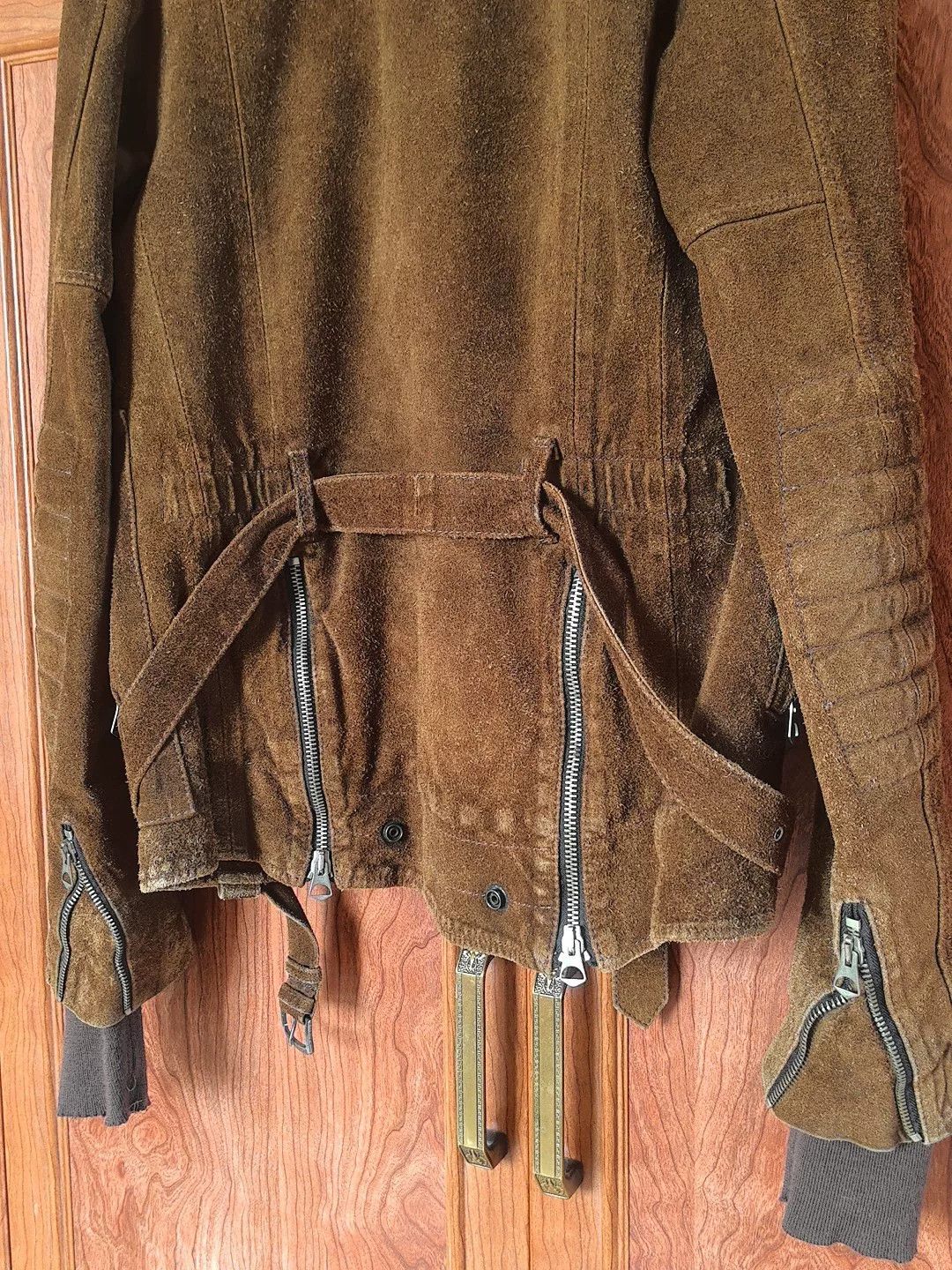 Golden Goose Golden Goose Sheepskin Moto Jacket Size US XXS / EU 40 - 3 Thumbnail