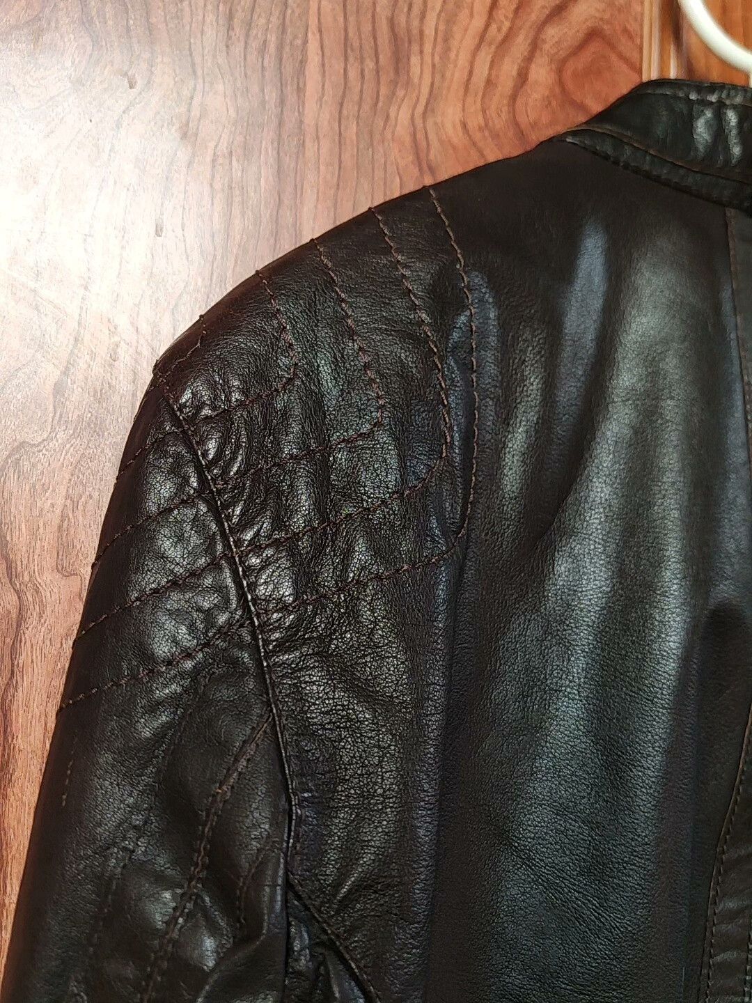 Boggi Brogden Calfskin Leather Jacket Italy Size US S / EU 44-46 / 1 - 4 Thumbnail