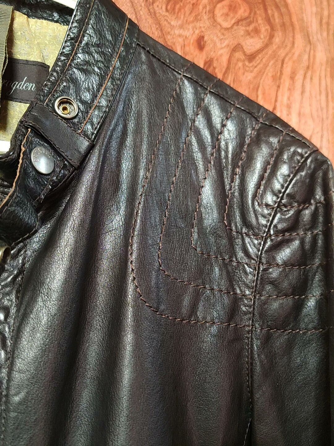 Boggi Brogden Calfskin Leather Jacket Italy Size US S / EU 44-46 / 1 - 7 Thumbnail