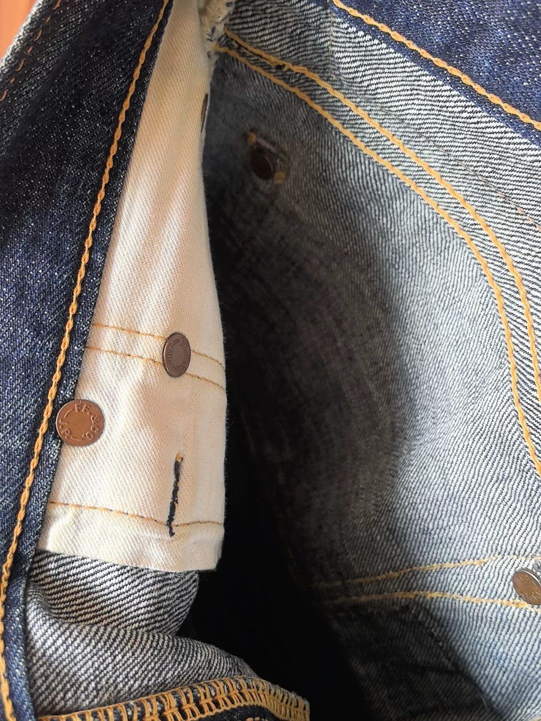 Skull Jeans by an Alchemist Skull Jeans 5507xx Sashiko Japan Size US 30 / EU 46 - 8 Thumbnail