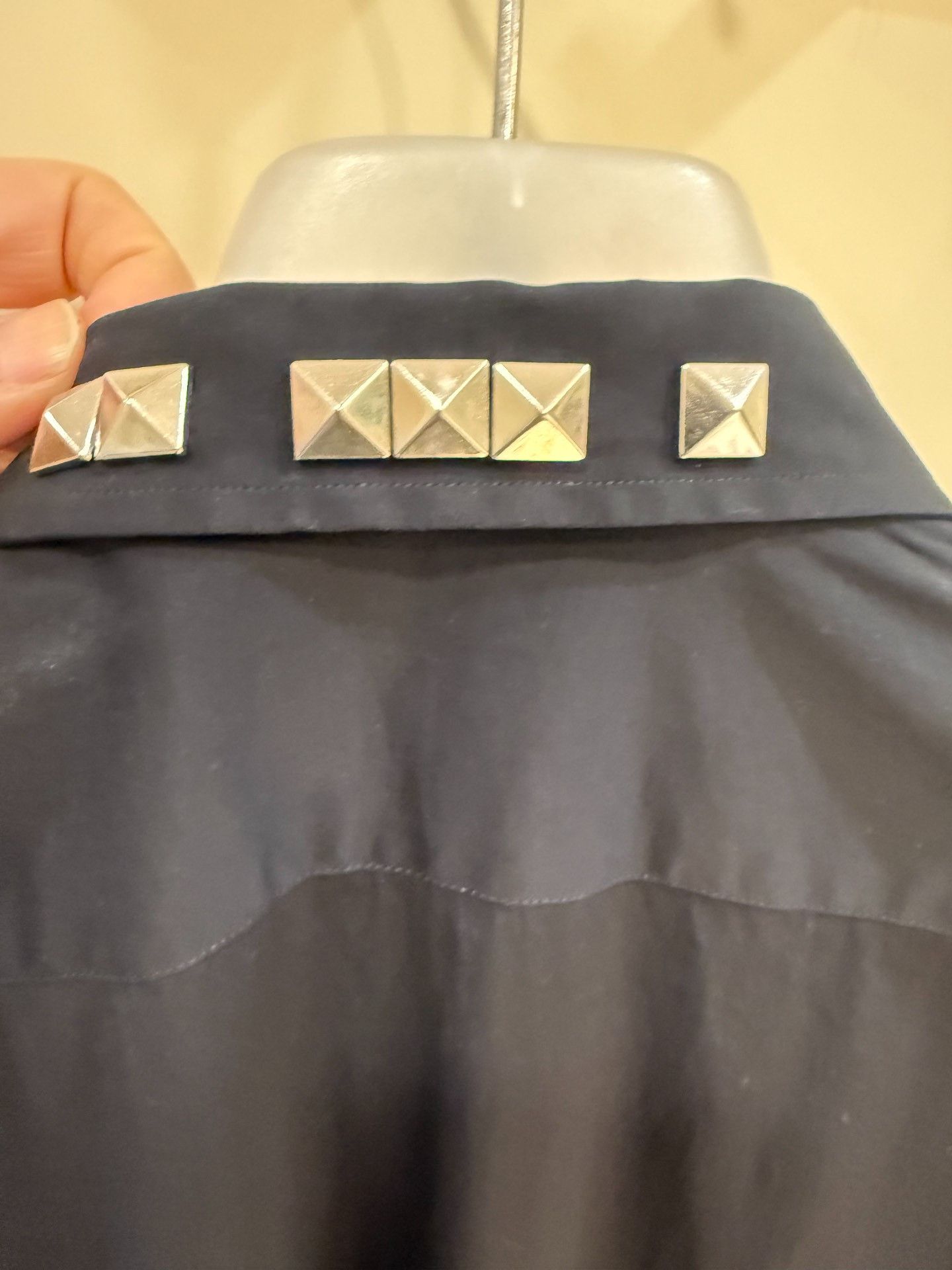 Alexander McQueen Alexander McQueen Rivet Collar Cotton Shirt Size US M / EU 48-50 / 2 - 5 Thumbnail