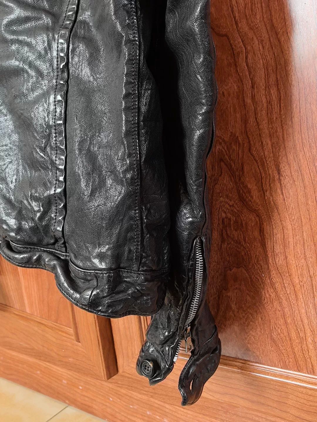 Neil Barrett Neil Barrett Pitt Style Buffalo Leather Jacket XXS Size US XXS / EU 40 - 3 Thumbnail