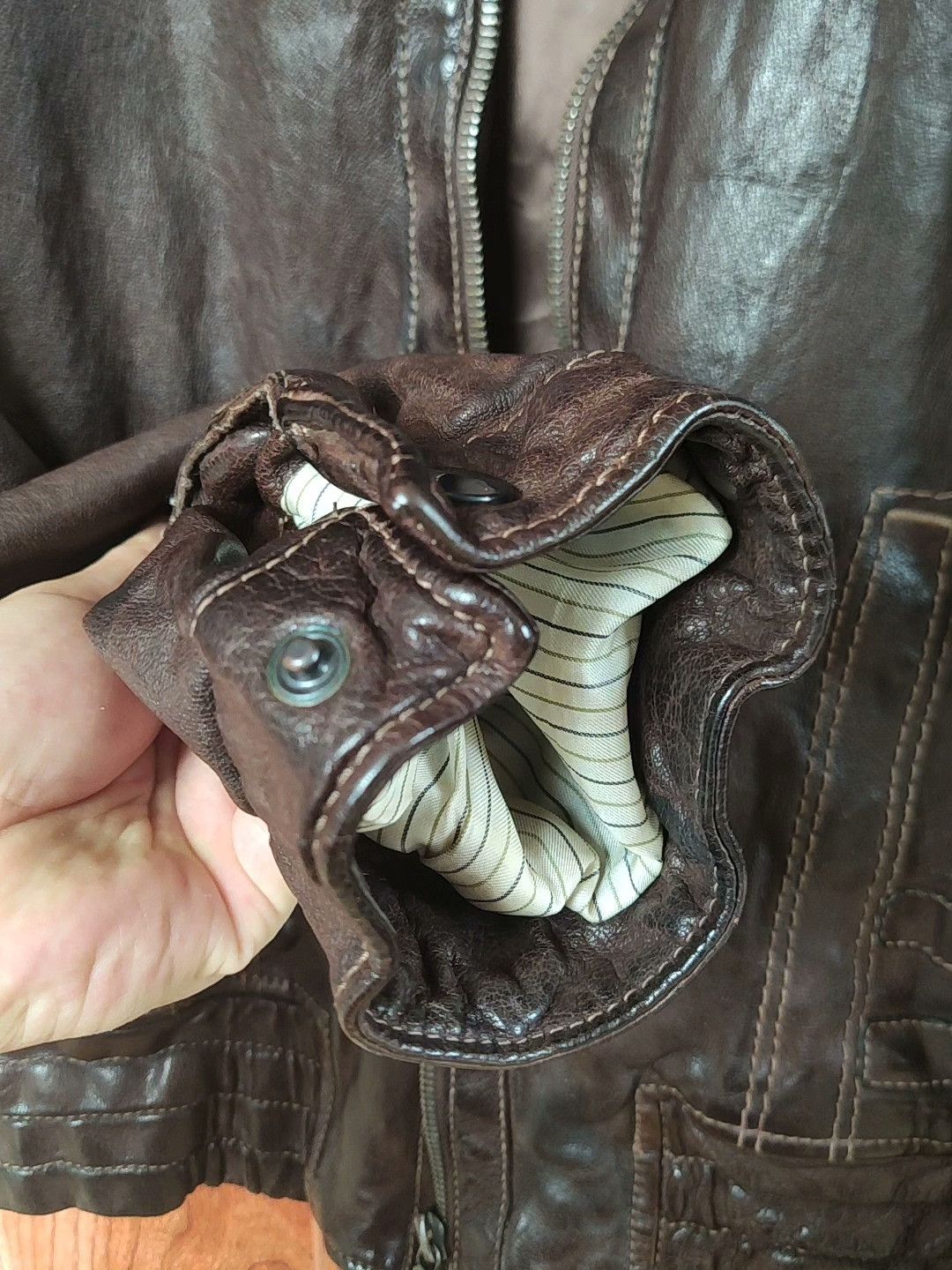 Neil Barrett Neil Barrett Baby Buffalo Leather Jacket S Size US S / EU 44-46 / 1 - 7 Thumbnail