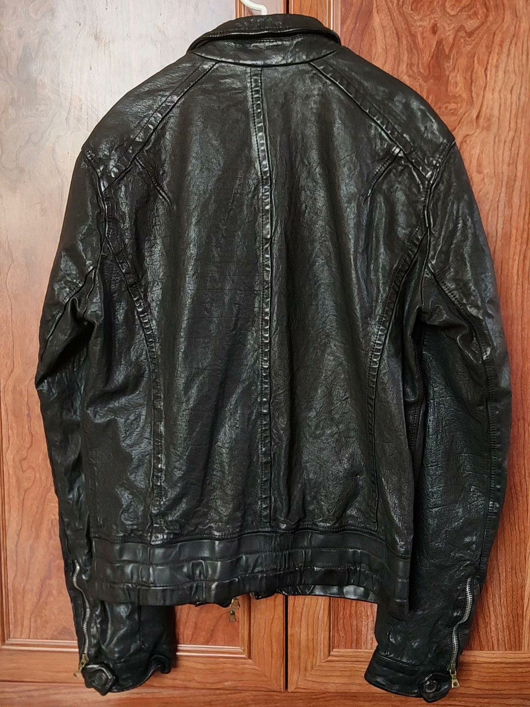 Neil Barrett Neil Barrett Pitt Style Leather Jacket Size US XXS / EU 40 - 2 Thumbnail