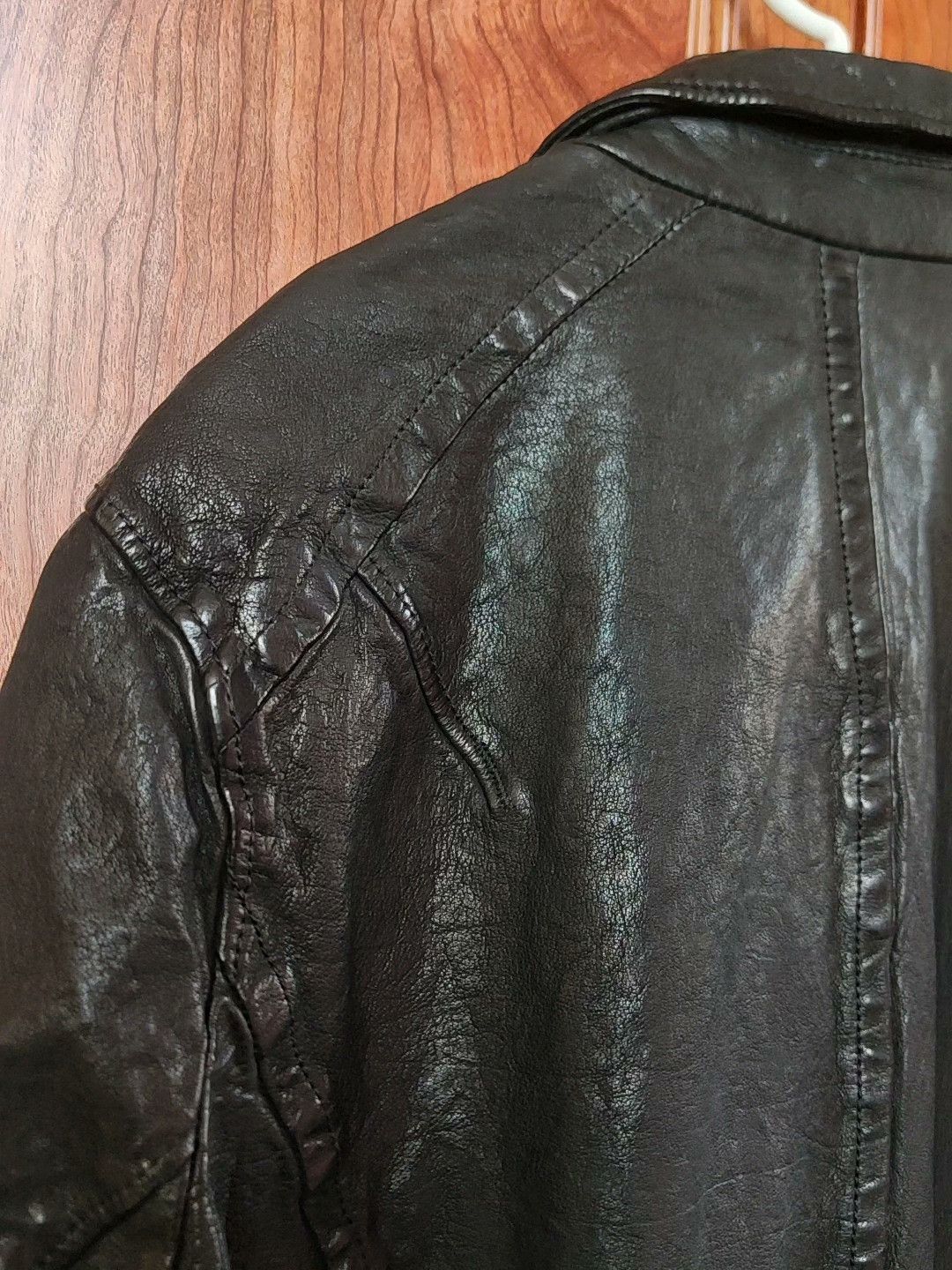 Neil Barrett Neil Barrett Pitt Style Leather Jacket Size US XXS / EU 40 - 4 Thumbnail
