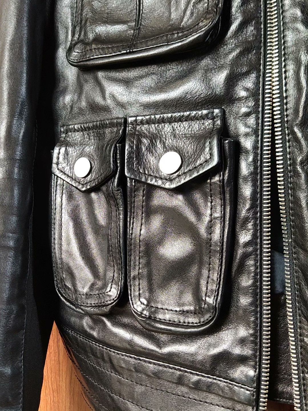 Neil Barrett Neil Barrett Horse Leather Jacket XS Italy Size US XS / EU 42 / 0 - 7 Thumbnail