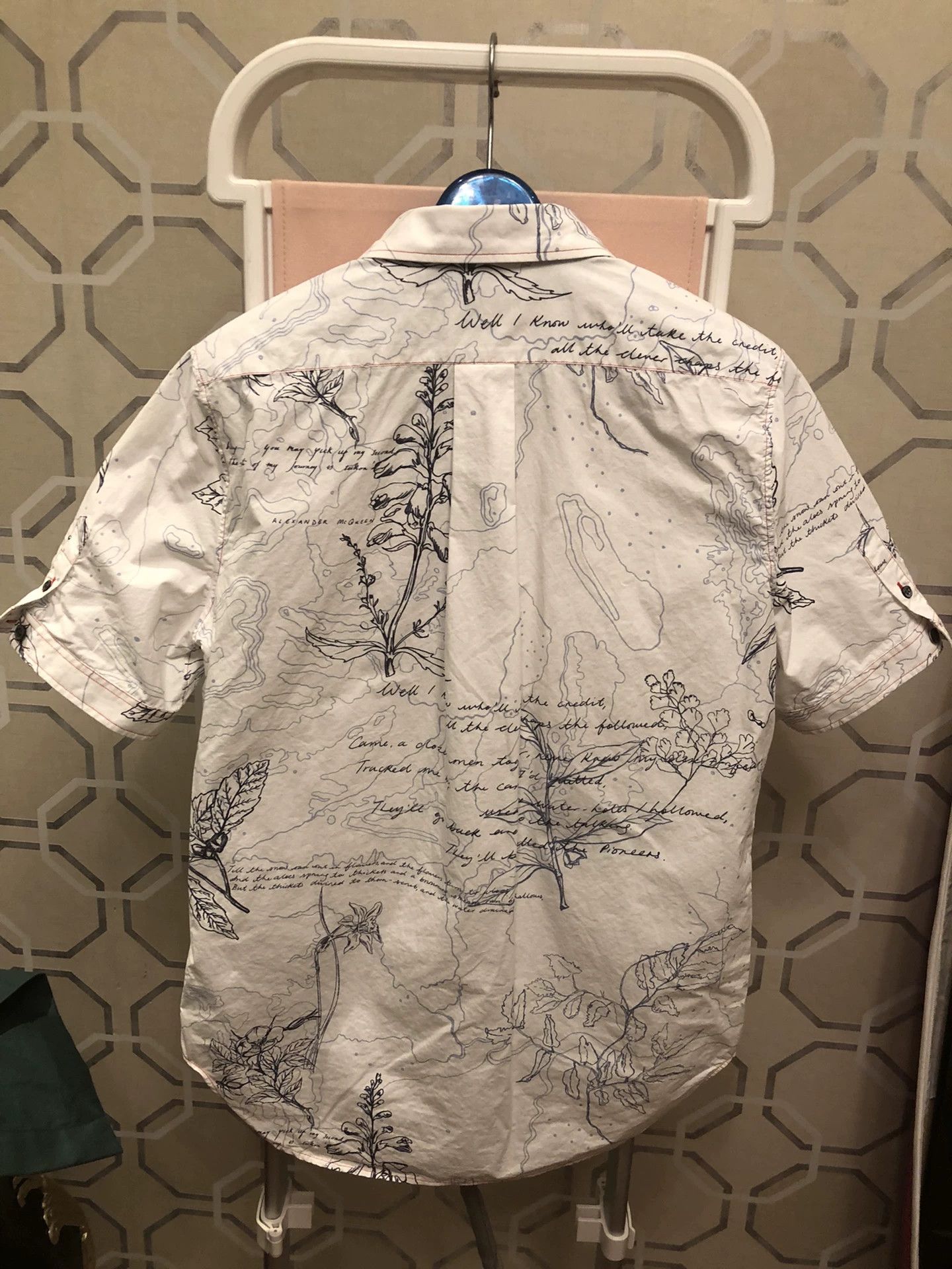 Alexander McQueen Alexander McQueen Plant Print Short-Sleeve Shirt Size US M / EU 48-50 / 2 - 5 Thumbnail