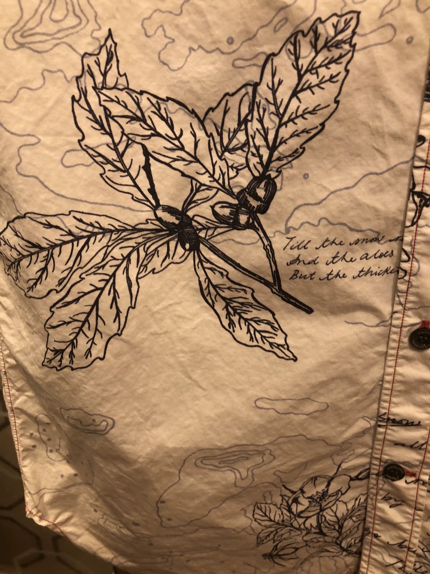 Alexander McQueen Alexander McQueen Plant Print Short-Sleeve Shirt Size US M / EU 48-50 / 2 - 7 Thumbnail
