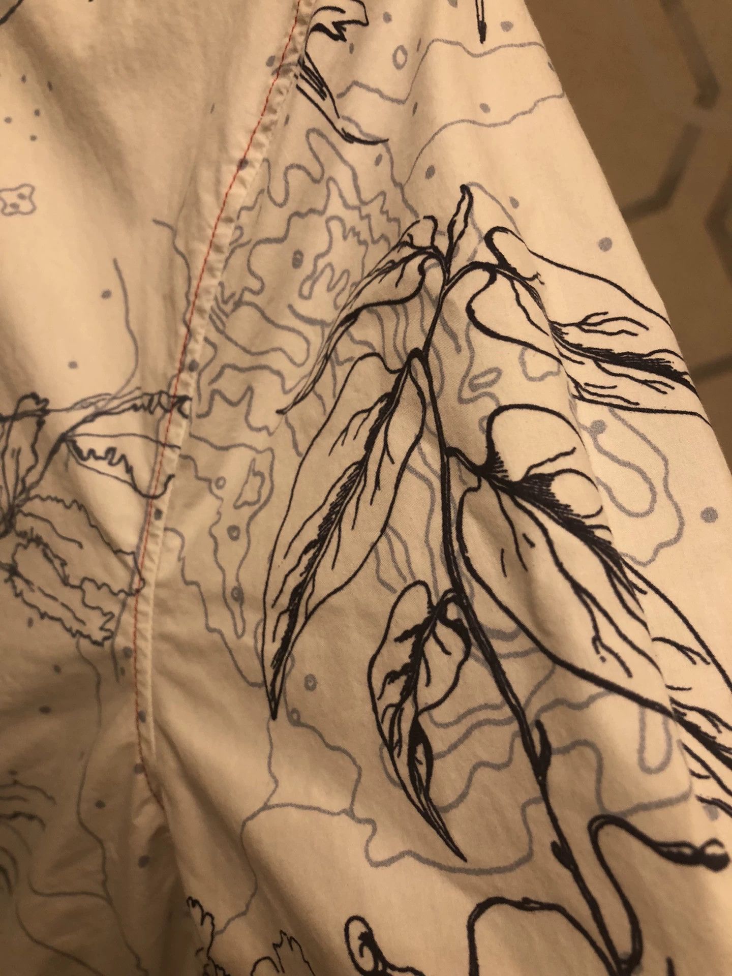 Alexander McQueen Alexander McQueen Plant Print Short-Sleeve Shirt Size US M / EU 48-50 / 2 - 8 Thumbnail