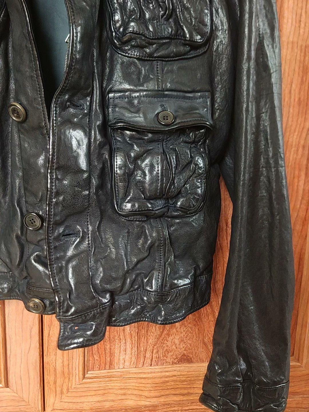 Neil Barrett Neil Barrett Pitt Style Leather Jacket Size US XS / EU 42 / 0 - 5 Thumbnail