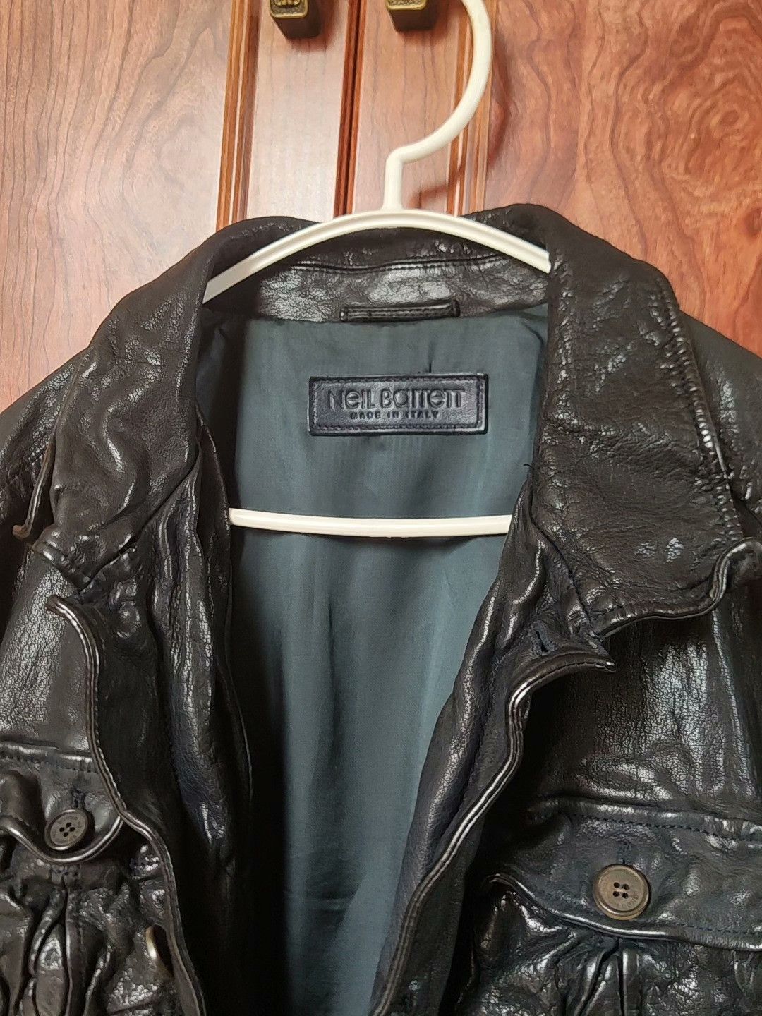 Neil Barrett Neil Barrett Pitt Style Leather Jacket Size US XS / EU 42 / 0 - 4 Thumbnail