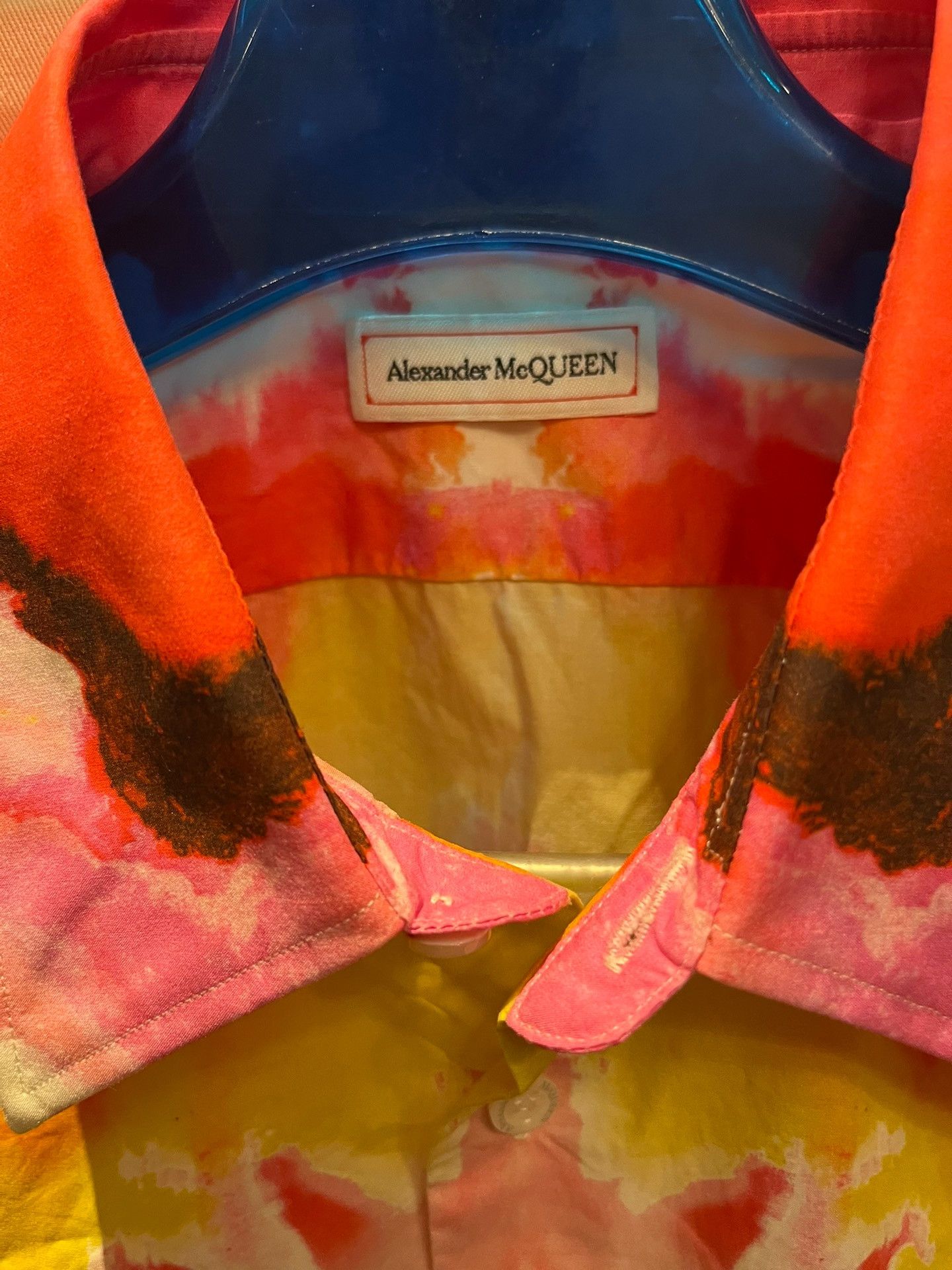 Alexander McQueen Alexander McQueen Watercolor Print Shirt Size US M / EU 48-50 / 2 - 3 Thumbnail