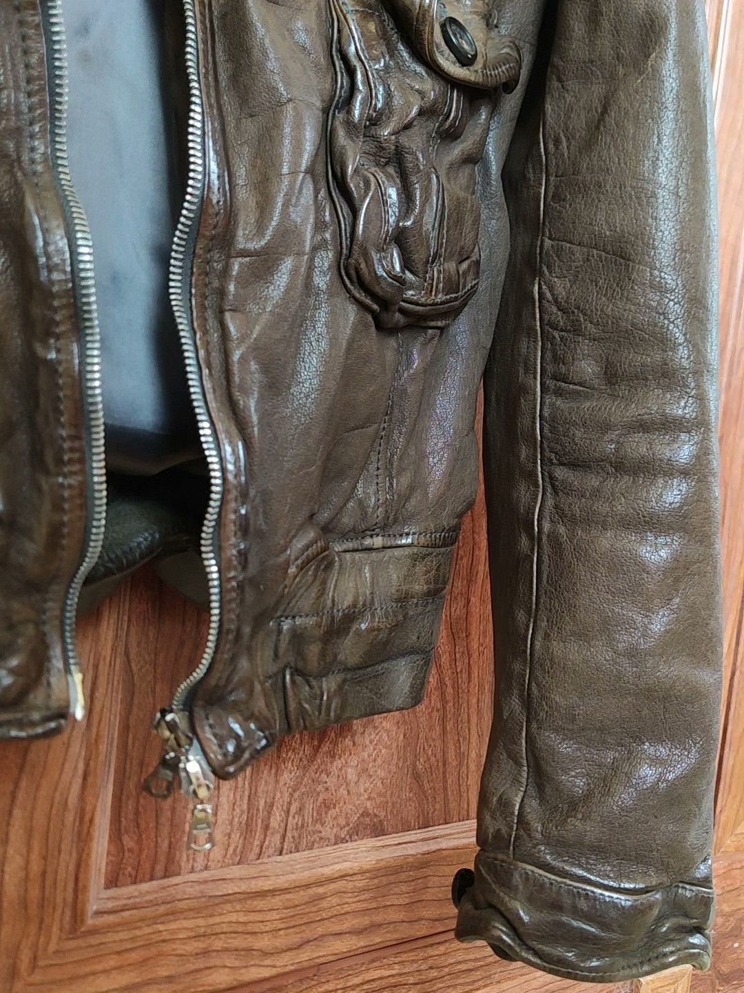Neil Barrett Neil Barrett Pitt Style Leather Jacket Size US XXS / EU 40 - 5 Thumbnail
