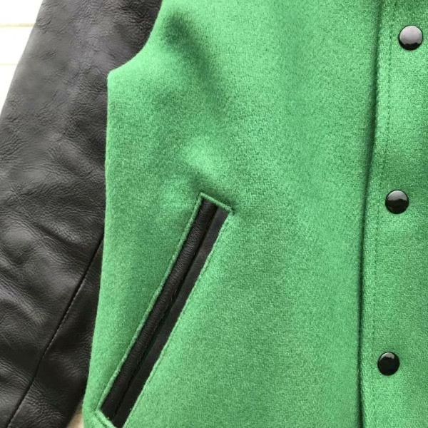 Jelado Jelado Leather Baseball Jacket Calf Sleeves M Size US M / EU 48-50 / 2 - 3 Thumbnail