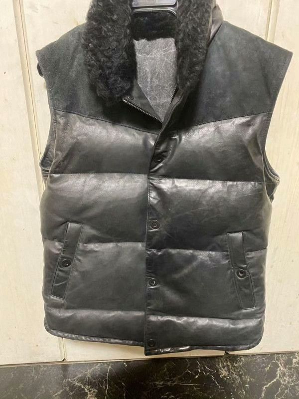 Isamu Katayama Backlash ISAMU KATAYAMA BACKLASH Leather Down Vest Size US S / EU 44-46 / 1 - 2 Thumbnail