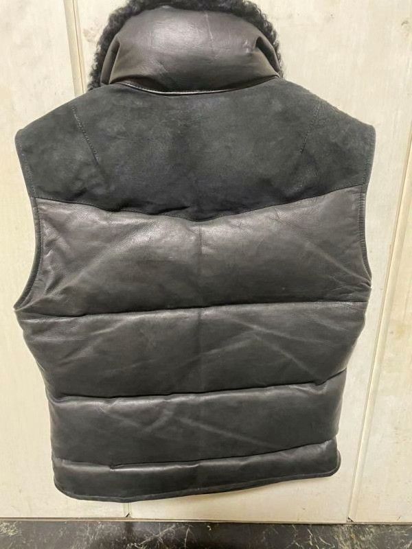 Isamu Katayama Backlash ISAMU KATAYAMA BACKLASH Leather Down Vest Size US S / EU 44-46 / 1 - 3 Thumbnail