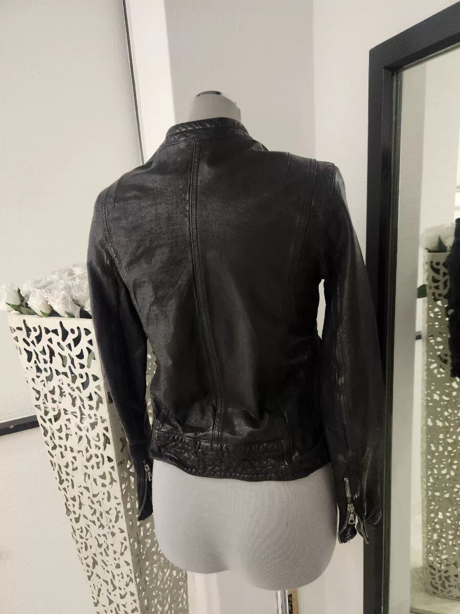 Neil Barrett Neil Barrett Women's Water Buffalo Leather Jacket XXS Size XXS / US 00 / IT 34 - 4 Thumbnail