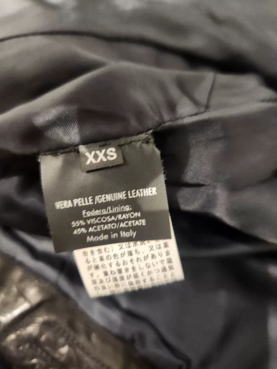 Neil Barrett Neil Barrett Women's Water Buffalo Leather Jacket XXS Size XXS / US 00 / IT 34 - 6 Thumbnail