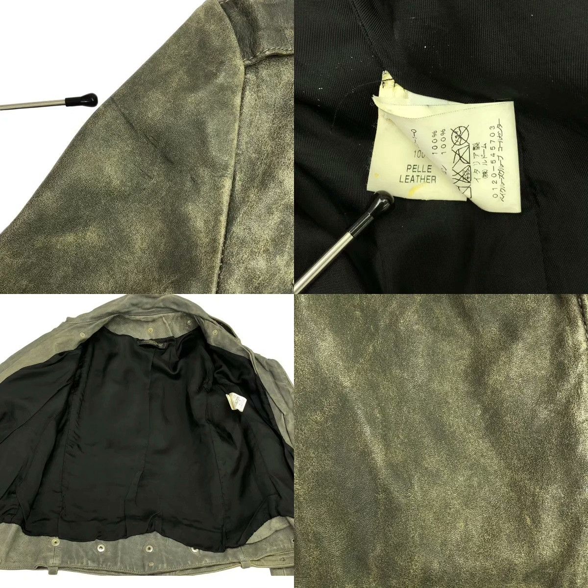 Golden Goose Golden Goose Women's Leather Double Rider Jacket Size S / US 4 / IT 40 - 8 Thumbnail