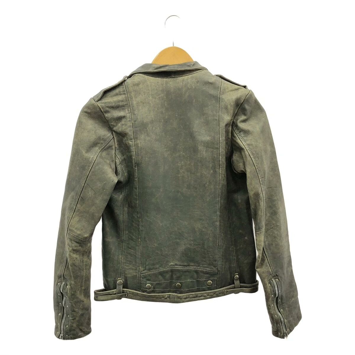 Golden Goose Golden Goose Women's Leather Double Rider Jacket Size S / US 4 / IT 40 - 5 Thumbnail