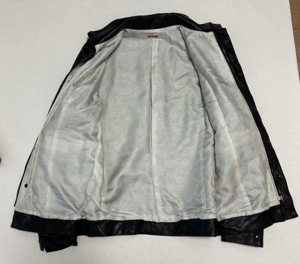 FACTOTUM FACTOTUM Cowhide Leather Jacket Size 46 Japan Size US S / EU 44-46 / 1 - 7 Thumbnail